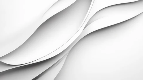 Layered white curves form minimal fluid architectural relief