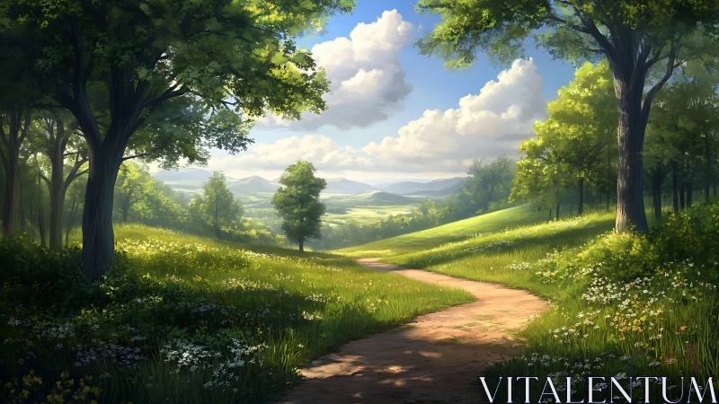 Where Verdant Pathways Dance Through Ancient Tree Cathedrals.