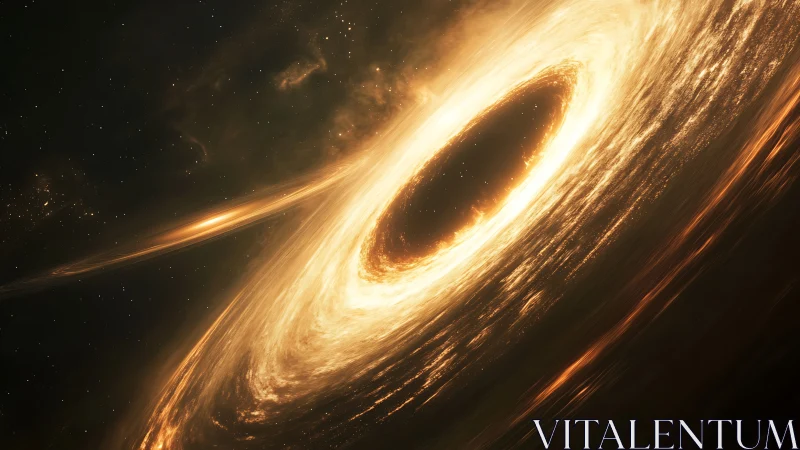 Solar whirlpool black hole blazing at the galaxy&rsquo;s edge.