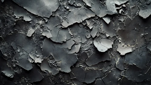 3D cracked slate texture with fragmented abstract surface.