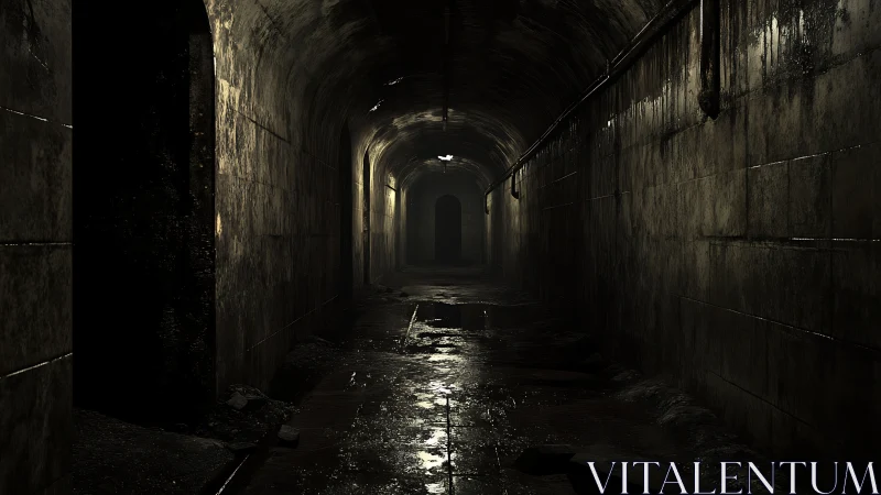 Dripping tunnel of echoes under one tired flickering light.