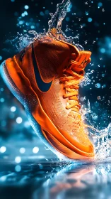 Hydrophobic kinetic sneaker in dynamic fluid impact field.