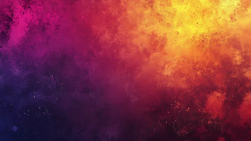 Nebulous sunset gradient with textured cosmic drama.