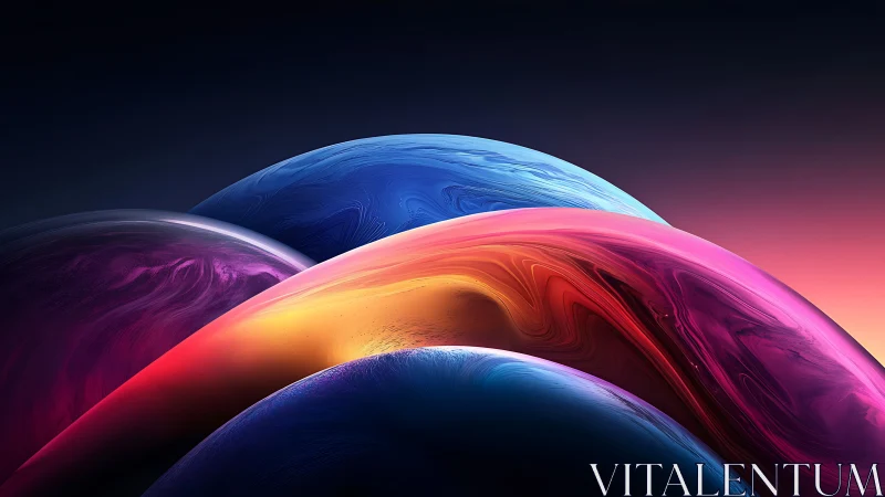 Chromatic cosmic arcs over luminous gradient horizon.