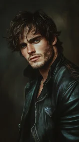 Storm-eyed drifter leans into the shadows and owns them