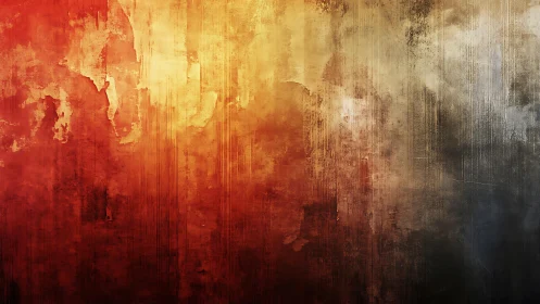 Grunge Abstract Texture with Warm and Cool Gradient Colors.