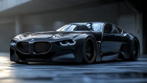 Low-slung BMW concept coupe with aerodynamic carbon-fiber bodywork