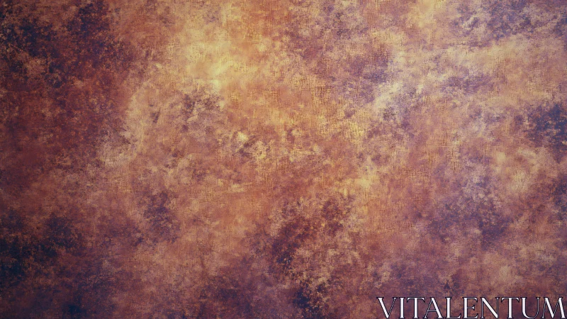 Textured ochre and mauve abstract field, layered brush surface.