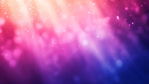 Colorful Abstract Background With Light Rays and Bokeh Effect.