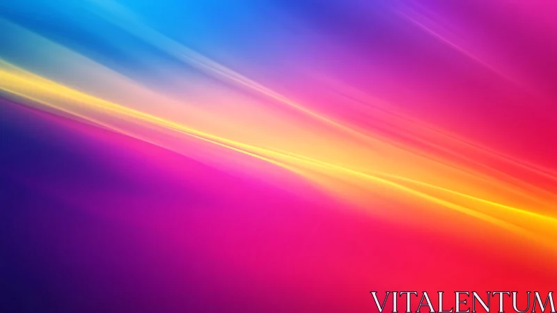 Diagonal chromatic light streaks form a vivid gradient field