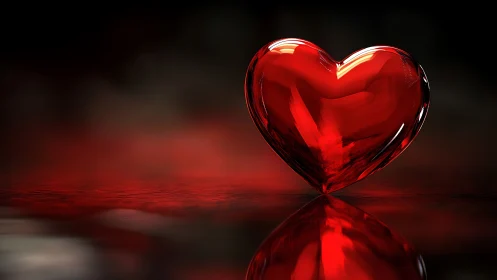 A Radiant Heart Glowing with Warmth and Promise.