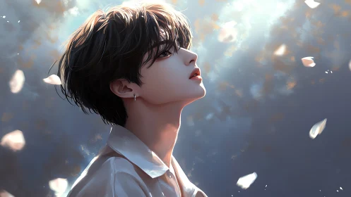 Soft morning light catching a quiet, drifting daydreamer.