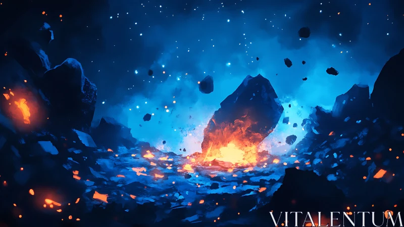 Explosion of Light and Energy in Cosmic Underground