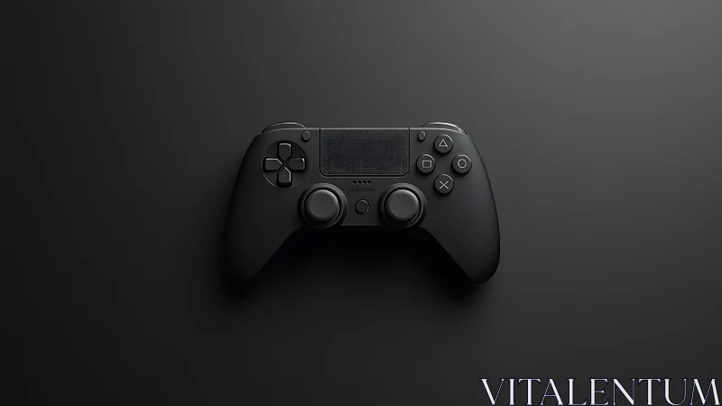 Gaming Controller on Dark Surface
