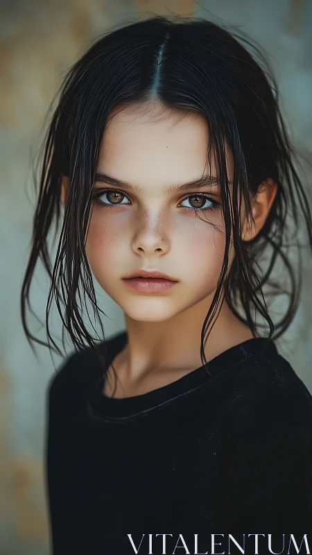 Contemplative Youth Gazes Through Twilight's Introspective Lens