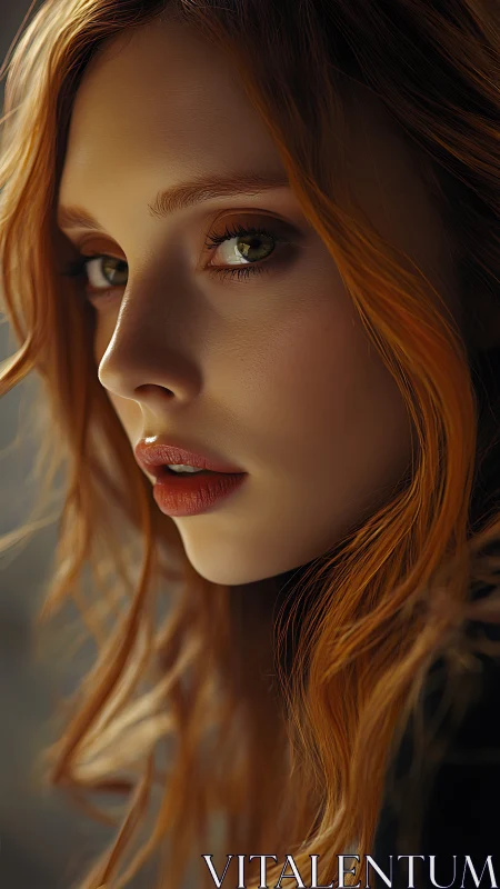 Soft golden portrait lingers on a thoughtful sidelong gaze