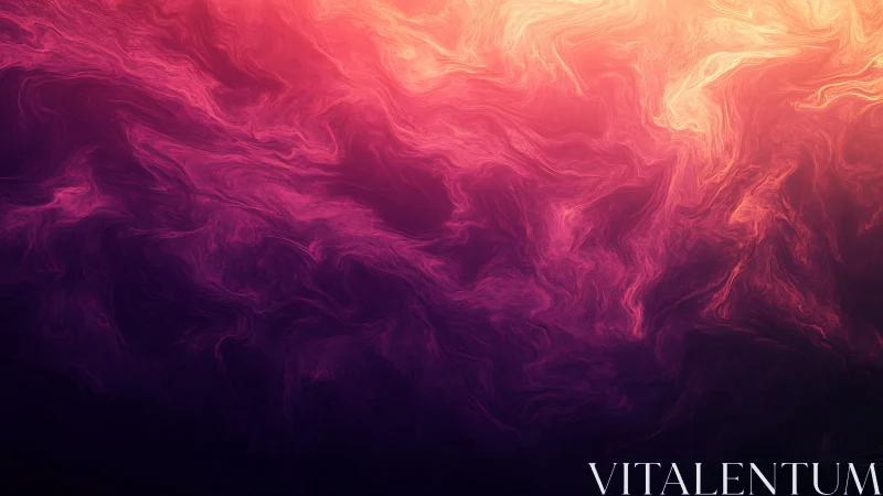 Nebula silk currents swirling in molten rose dusk.