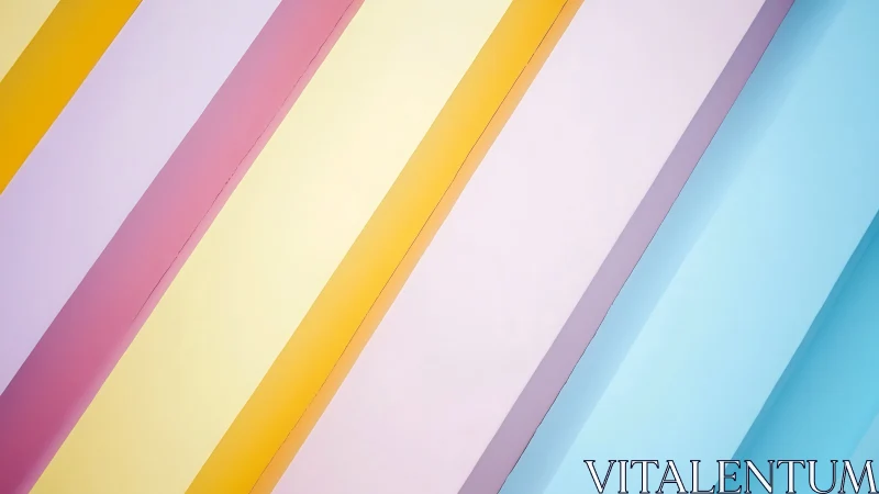 Diagonal pastel bands in soft geometric minimalist pattern.