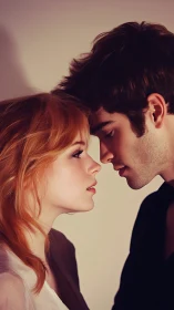 Two Souls Share a Tender Moment of Romance