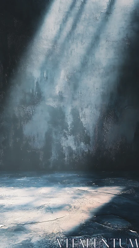 Whispered sunbeams on a forgotten concrete stage of dusk.