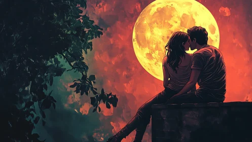Romance Under the Burning Moon.