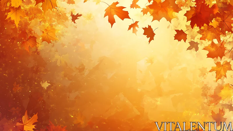 Amber leaf cascade circling a golden autumn daydream.