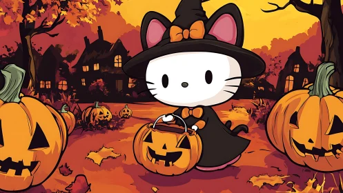 Hello Kitty's Spooky Pumpkin Patch Adventure.