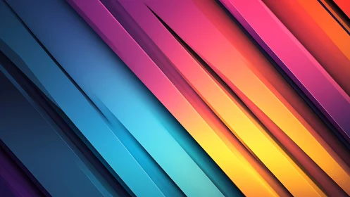 Vibrant diagonal abstract lines with gradient colors design.