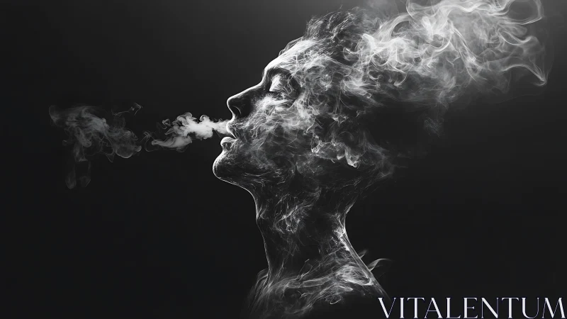 Whispered smoke portrait drifting into quiet midnight air.