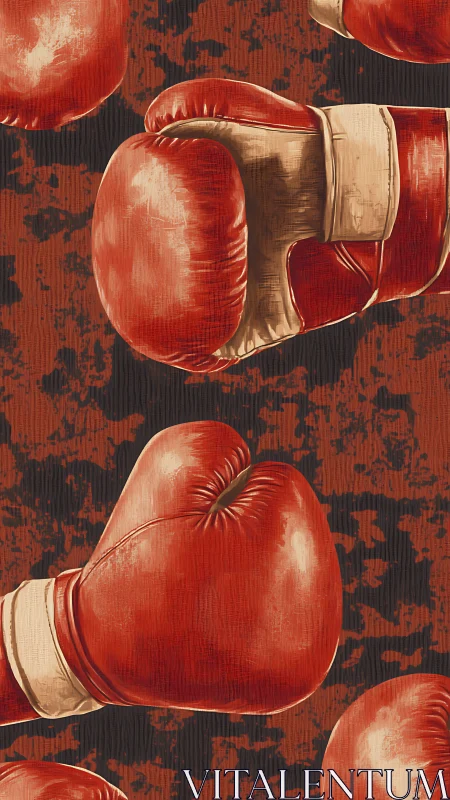 Vintage Boxing Gloves Dance.