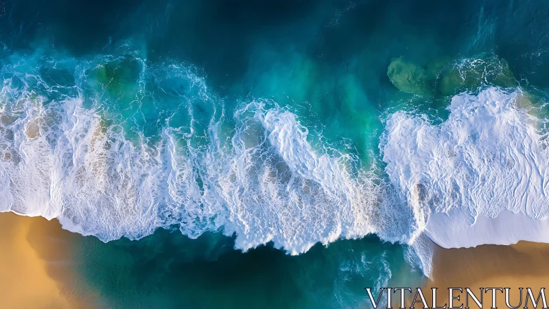 Aerial littoral turbulence with foaming wavefront dynamics.