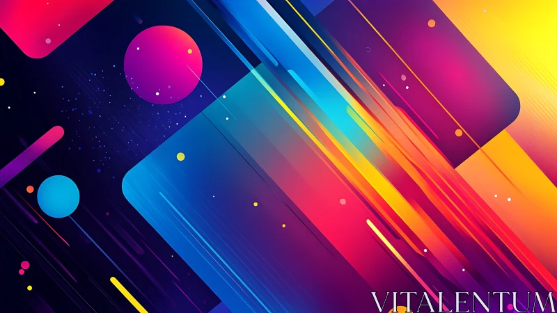 Neon geometric gradients with dynamic diagonal motion flow.