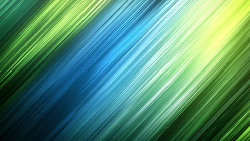 Vibrant diagonal abstract streaks in blue, green, and yellow hues.