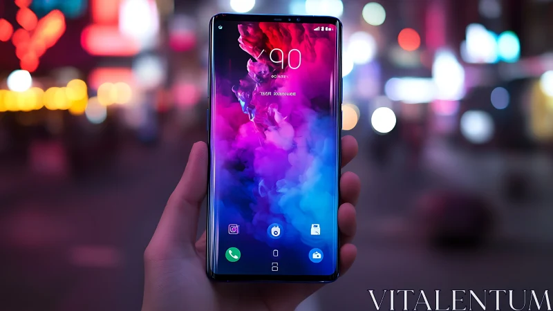 Premium Flagship Android Smartphone with Vibrantly Luminous Display