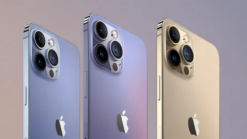 iPhone 13 Pro Models in Multiple Color Options.