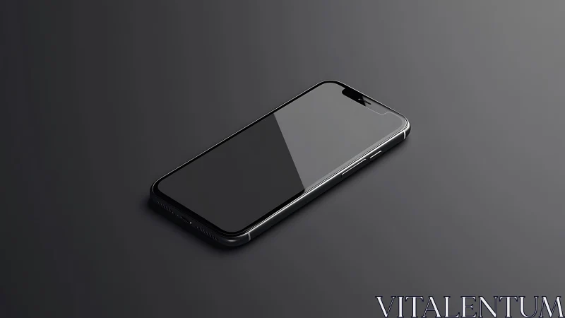 Premium smartphone rendered in sleek minimalist studio light