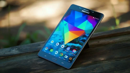 Samsung Galaxy's Vibrant Digital Canvas.