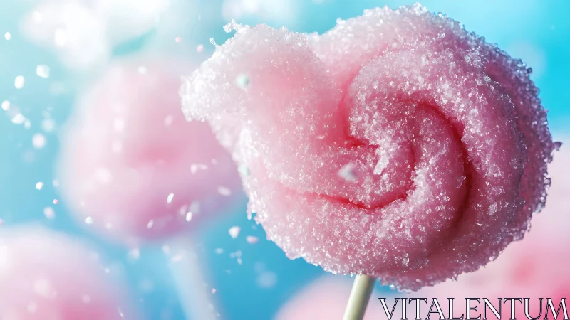 Frost-Kissed Rose in Winter Wonderland