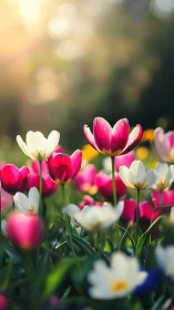 Radiant Tulip Symphony: Spring's Most Dazzling Color Festival.