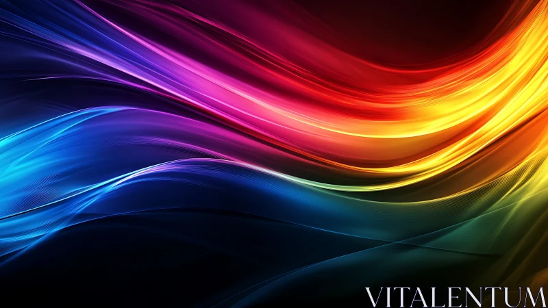 Chromatic riverlines surfing the neon night horizon.