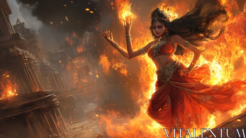 Infernal Sorceress Commands Apocalyptic Flames.