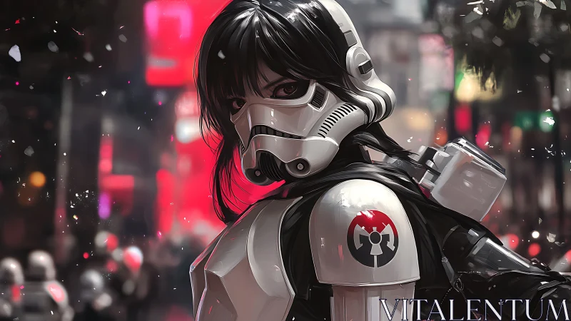 Neon-soaked street turns stormtrooper vigilante into urban myth