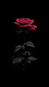 Crimson Rose Against Darkness.