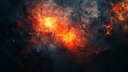 Molten Core Erupts with Fiery Intensity.