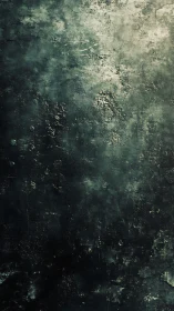 Dark textured surface with mottled highlights and rough patina.