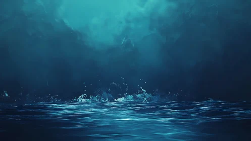 Gentle teal waves inviting you into a quiet ocean dream.