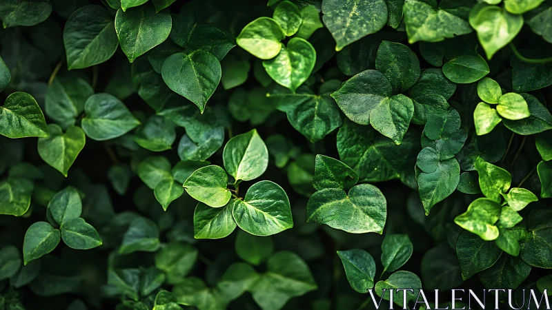 Emerald ivy tapestry breathes in layered garden whispers.