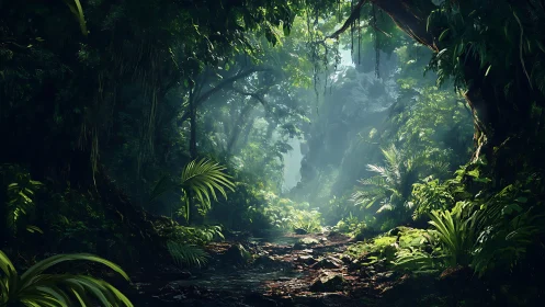 Primordial Rainforest Canopy: Subtropic Photosynthetic Corridor Architectural Analysis.