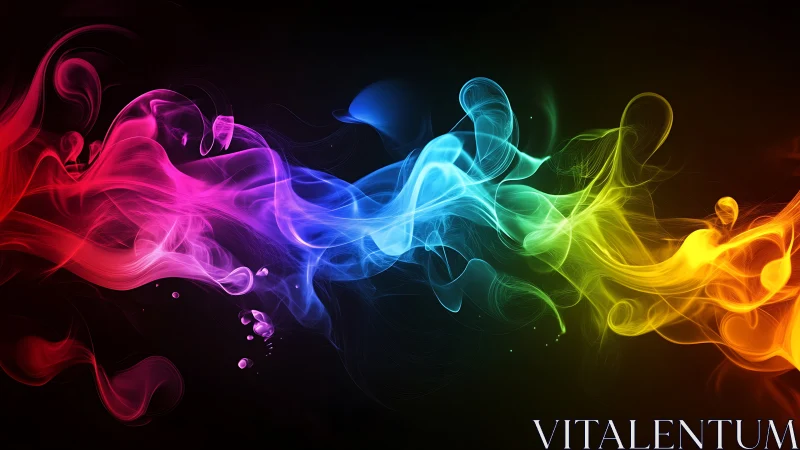 Chromatic Smoke Flow in High-Contrast Digital Abstraction.