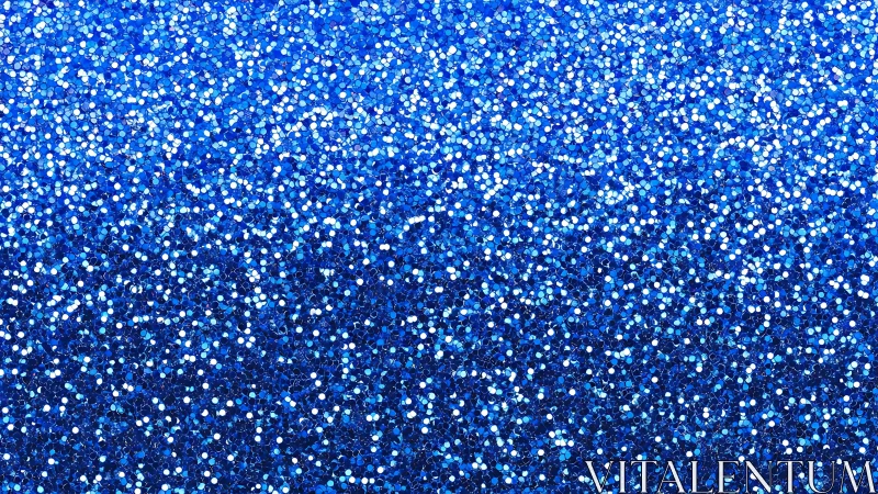 Starlit sapphire glitter field shimmering in endless bloom.